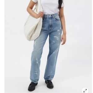 BDG Highrise Baggy Blue Jeans Size 25 Cotton